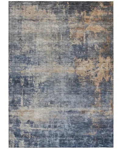 Addison Chantille Machine Washable Acn1217 3'x5' Area Rug In Denim