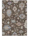 Addison Chantille Machine Washable Acn1218 5'x7'6" Area Rug In Chocolate
