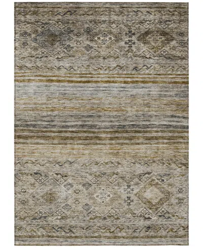 Addison Chantille Machine Washable Acn1219 2'6"x3'10" Area Rug In Brown