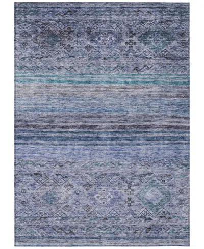 Addison Chantille Machine Washable Acn1219 5'x7'6" Area Rug In Blue
