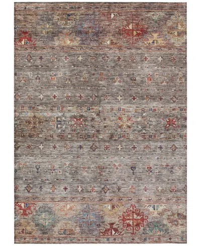 Addison Chantille Machine Washable Acn1220 3'x5' Area Rug In Gray