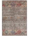 Addison Chantille Machine Washable Acn1220 8'x10' Area Rug In Gray