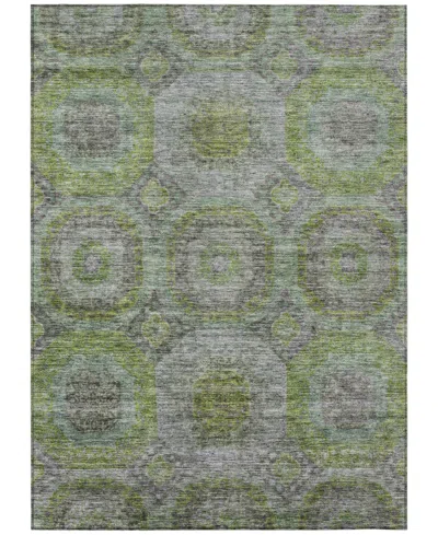Addison Chantille Machine Washable Acn1221 5'x7'6" Area Rug In Olive