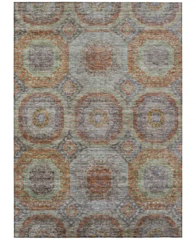 Addison Chantille Machine Washable Acn1221 8'x10' Area Rug In Paprika