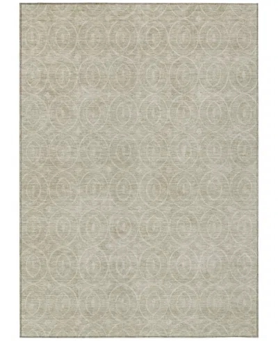 Addison Chantille Machine Washable Acn1227 2'6"x3'10" Area Rug In Sand