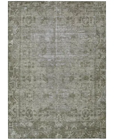 Addison Chantille Machine Washable Acn1228 5'x7'6" Area Rug In Brown