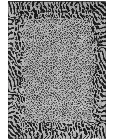 Addison Chantille Machine Washable Acn1230 8'x10' Area Rug In Gray