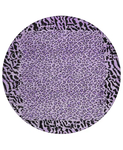 Addison Chantille Machine Washable Acn1230 8'x8' Round Area Rug
