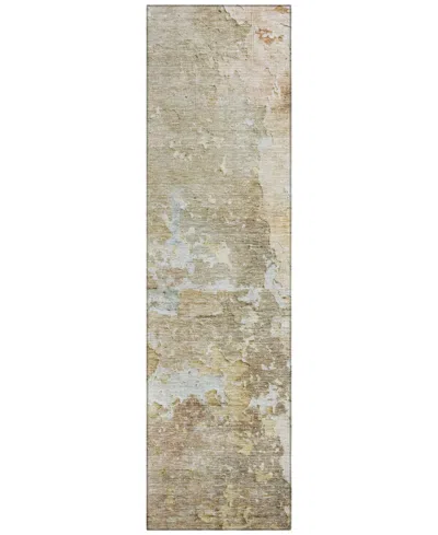 Addison Chantille Machine Washable Acn1234 2'3"x7'6" Runner Area Rug In Brown