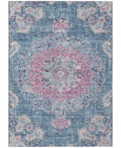 Addison Chantille Machine Washable Acn1236 8'x10' Area Rug In Blue
