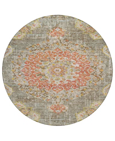 Addison Chantille Machine Washable Acn1236 8'x8' Round Area Rug