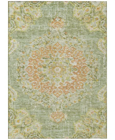 Addison Chantille Machine Washable Acn1236 9'x12' Area Rug In Green