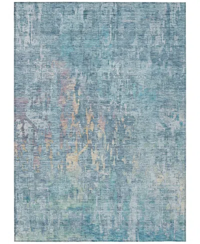 Addison Chantille Machine Washable Acn1237 5'x7'6" Area Rug In Blue
