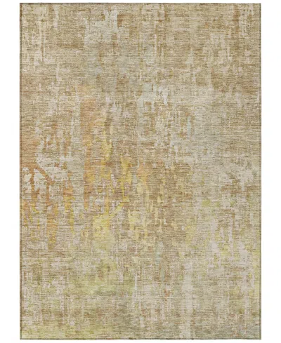 Addison Chantille Machine Washable Acn1237 8'x10' Area Rug In Brown