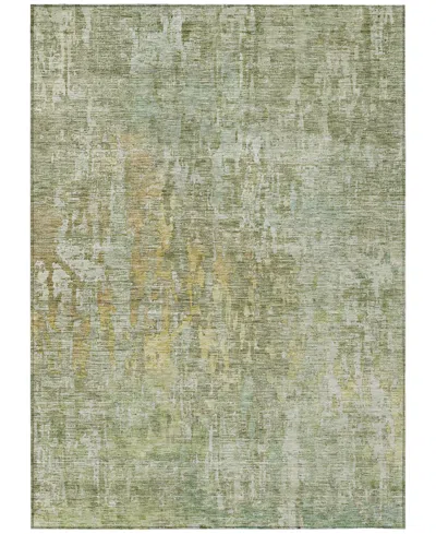 Addison Chantille Machine Washable Acn1237 8'x10' Area Rug In Green