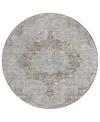 Addison Chantille Machine Washable Acn1238 8'x8' Round Area Rug