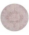 Addison Chantille Machine Washable Acn1238 8'x8' Round Area Rug
