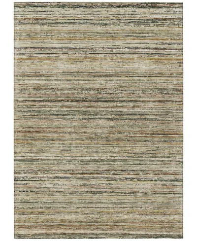 Addison Chantille Machine Washable Acn1239 2'6"x3'10" Area Rug In Sand