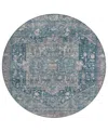 Addison Chantille Machine Washable Acn1240 8'x8' Round Area Rug