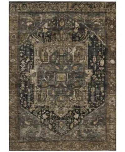 Addison Chantille Machine Washable Acn1240 Area Rug Collection In Charcoal