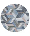 Addison Chantille Machine Washable Acn1241 8'x8' Round Area Rug