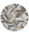Addison Chantille Machine Washable Acn1241 8'x8' Round Area Rug