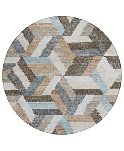 Addison Chantille Machine Washable Acn1241 8'x8' Round Area Rug