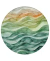 Addison Chantille Machine Washable Acn1242 8'x8' Round Area Rug