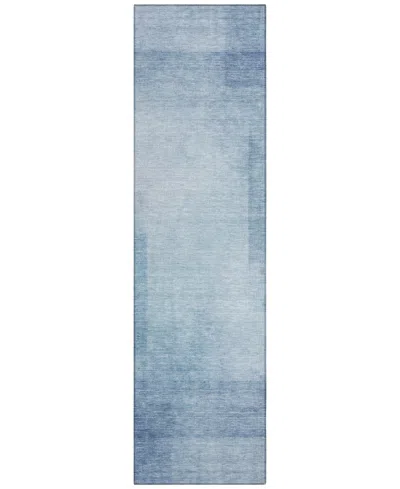 Addison Chantille Machine Washable Acn1244 2'3"x7'6" Runner Area Rug In Blue