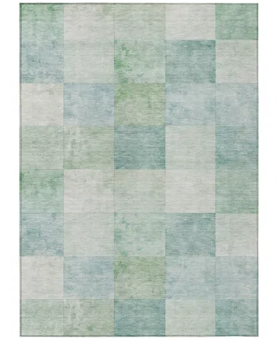 Addison Chantille Machine Washable Acn1256 9'x12' Area Rug In Green
