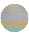 Addison Chantille Machine Washable Acn1273 8'x8' Round Area Rug