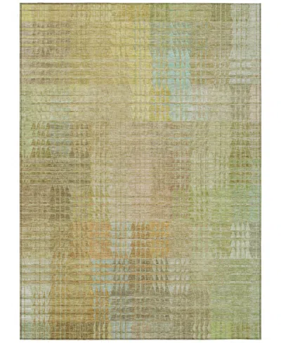 Addison Chantille Machine Washable Acn1277 8'x10' Area Rug In Sand