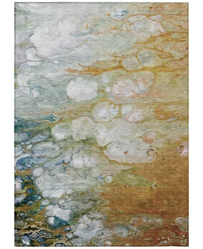 Addison Chantille Machine Washable Acn1278 8'x10' Area Rug In Red