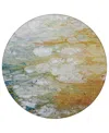 Addison Chantille Machine Washable Acn1278 8'x8' Round Area Rug
