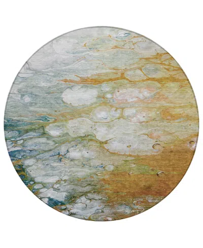 Addison Chantille Machine Washable Acn1278 8'x8' Round Area Rug