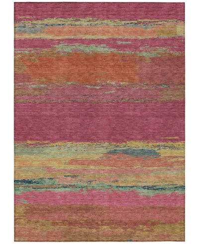Addison Chantille Machine Washable Acn1281 10'x14' Area Rug In Pink