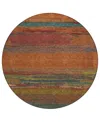 Addison Chantille Machine Washable Acn1286 8'x8' Round Area Rug
