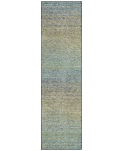 Addison Chantille Machine Washable Acn1292 2'3"x7'6" Runner Area Rug In Blue