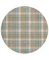 Addison Chantille Machine Washable Acn1300 8'x8' Round Area Rug