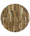 Addison Chantille Machine Washable Acn1303 8'x8' Round Area Rug