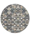 Addison Chantille Machine Washable Acn1309 8'x8' Round Area Rug