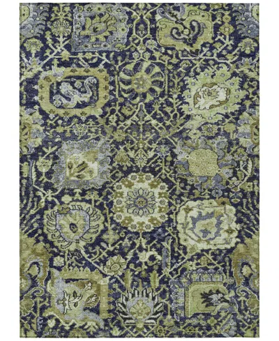 Addison Chantille Machine Washable Acn1321 2'6"x3'10" Area Rug In Green
