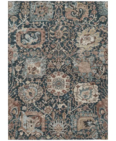 Addison Chantille Machine Washable Acn1325 9'x12' Area Rug In Brown