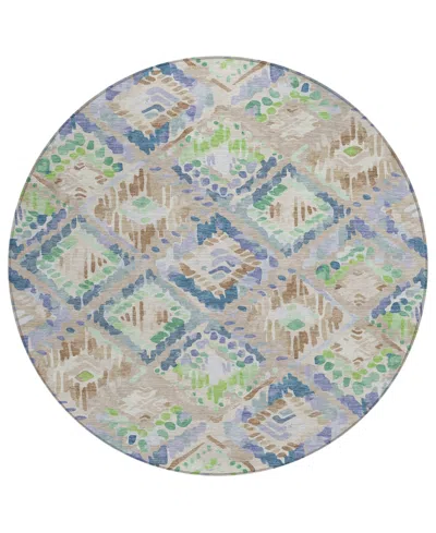 Addison Chantille Machine Washable Acn1326 8'x8' Round Area Rug