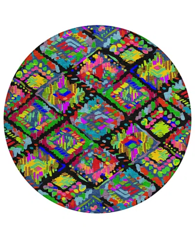 Addison Chantille Machine Washable Acn1327 8'x8' Round Area Rug
