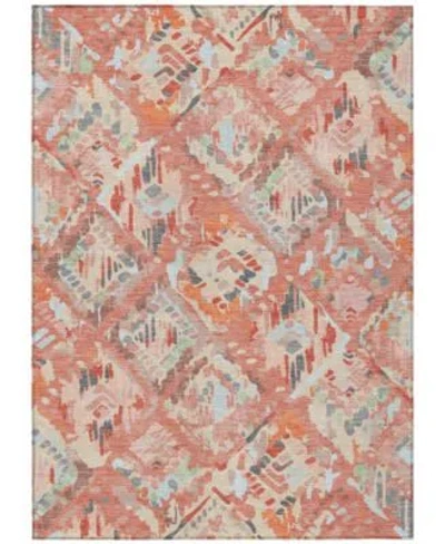 Addison Chantille Machine Washable Acn1328 Area Rug Collection In Orange