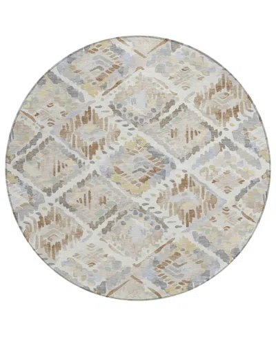 Addison Chantille Machine Washable Acn1330 8'x8' Round Area Rug