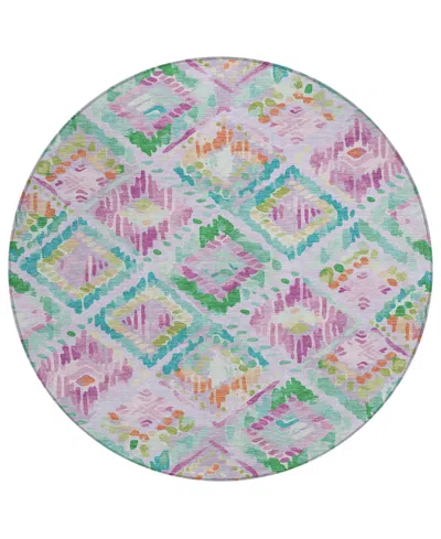 Addison Chantille Machine Washable Acn1331 8'x8' Round Area Rug