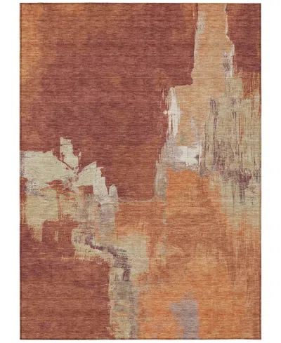 Addison Chantille Machine Washable Acn1335 8'x10' Area Rug In Red