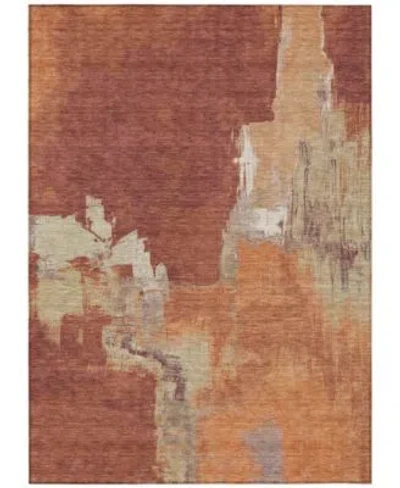 Addison Chantille Machine Washable Acn1335 Area Rug Collection In Red